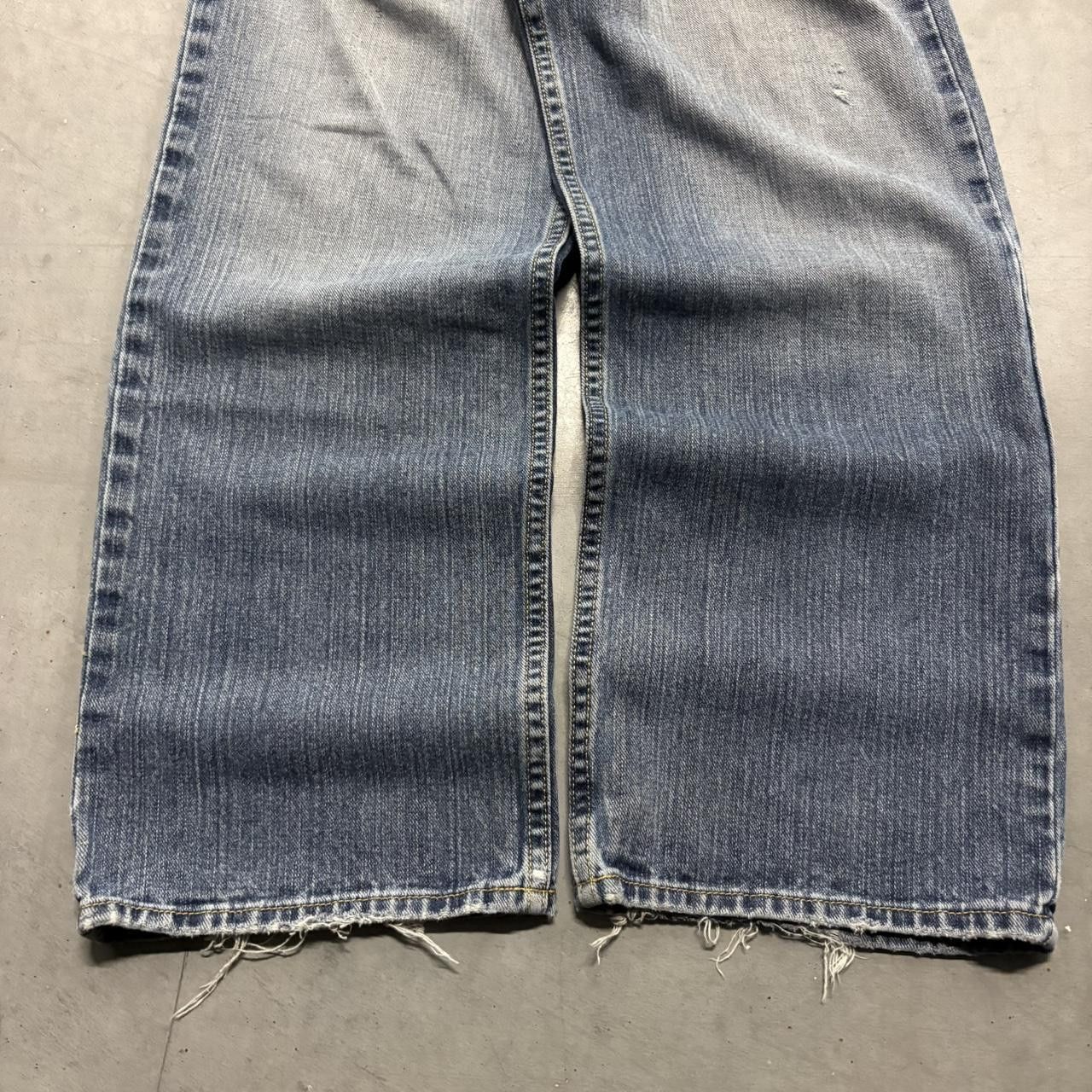 Vintage Crazy Vintage Y2K/2000s Baggy Skater Style Streetwear Y2K Style Medium Wash Denim Jeans! Size US 34 / EU 50 - 5 Thumbnail