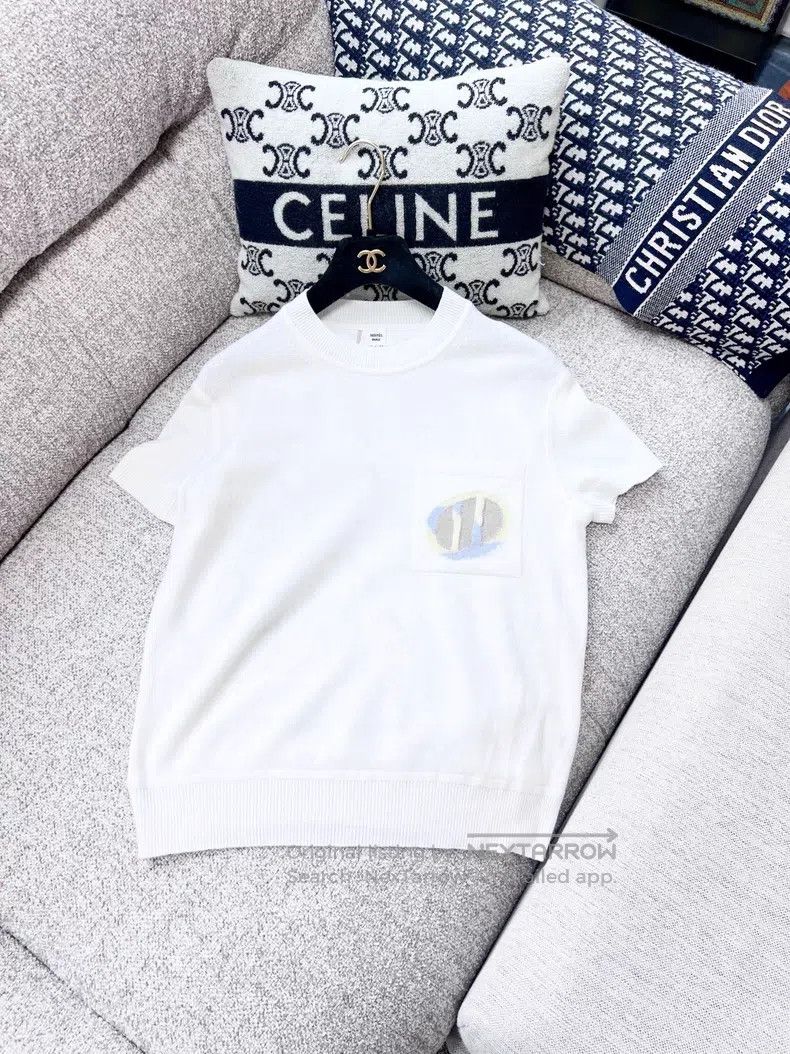 Hermes Hermes Cream-colored chain print cashmere and silk blend s Size XS / US 0-2 / IT 36-38 - 1 Thumbnail