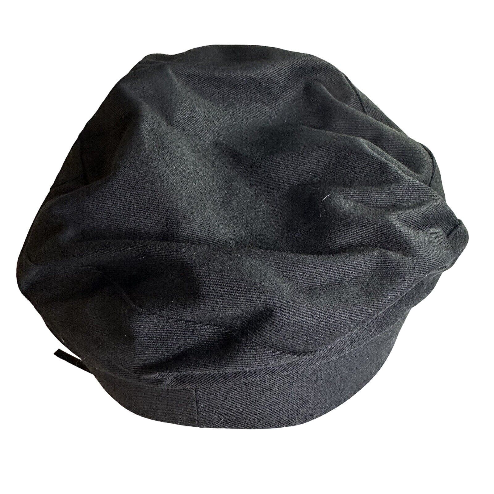 (di)vision Beret Black Cotton Rhinestone Cap Retro Painter Newsboy Hat Size ONE SIZE - 5 Thumbnail