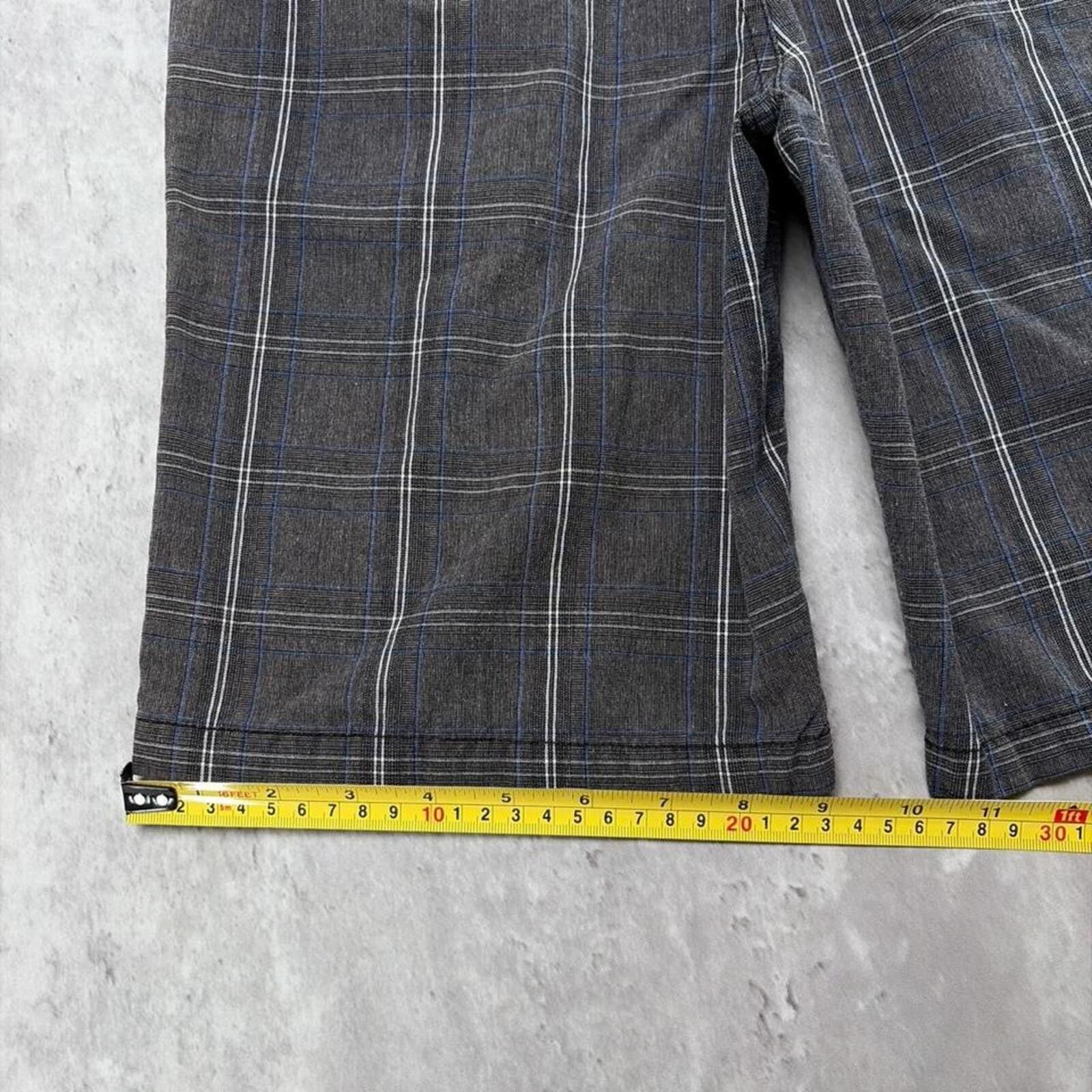 Other Y2K Grey Micros Grunge Plaid Gothic Skater Shorts Size 27" / US 4 / IT 40 - 7 Thumbnail