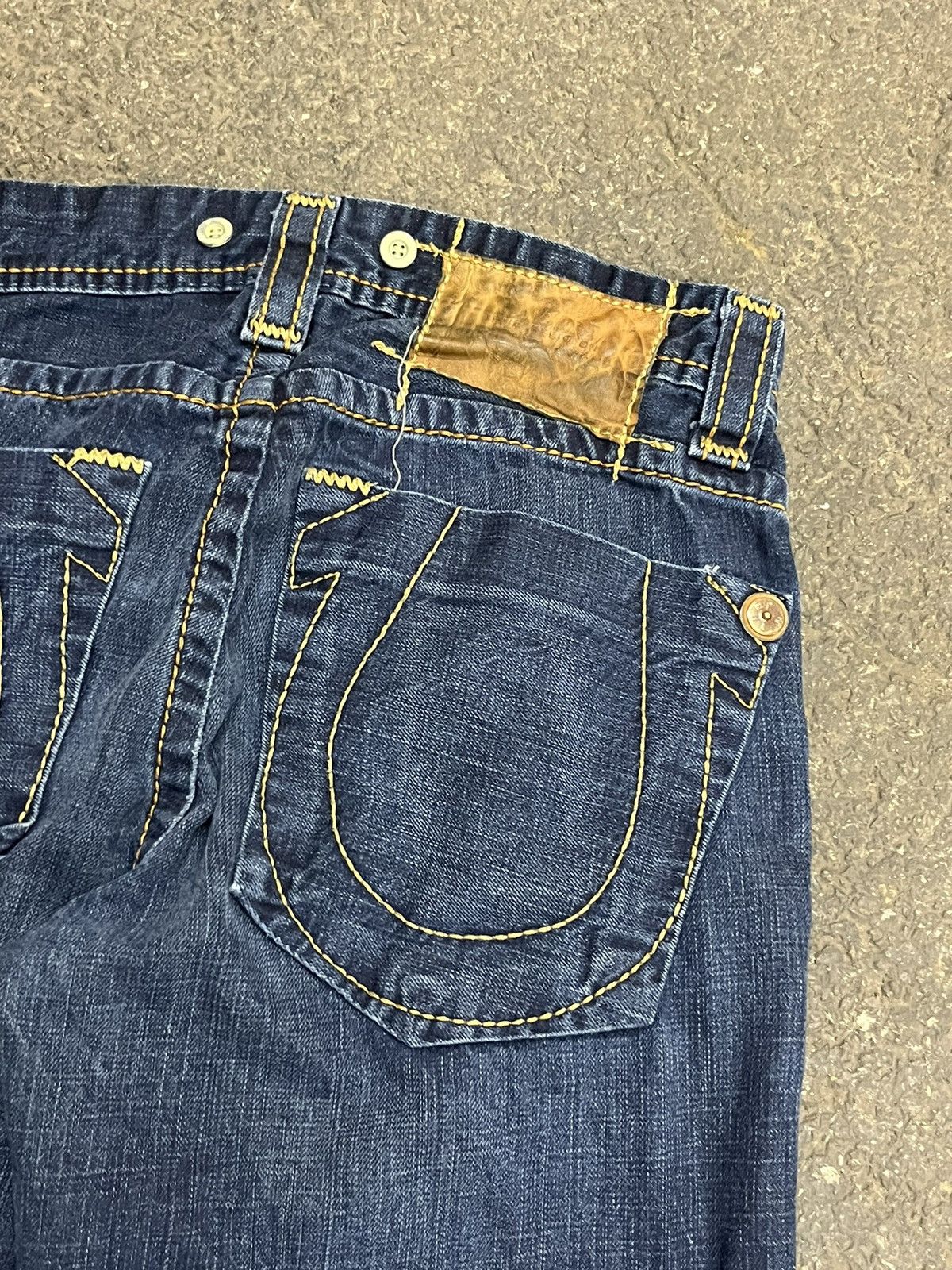 True Religion × Vintage True religion y2k baggy fit denim pants hype rare skater Size US 34 / EU 50 - 5 Thumbnail