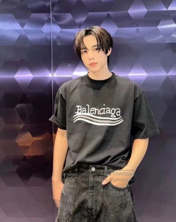 Balenciaga Balenciaga Black Graffiti Wave Coke Tee. Size US XS / EU 42 / 0 - 4 Thumbnail