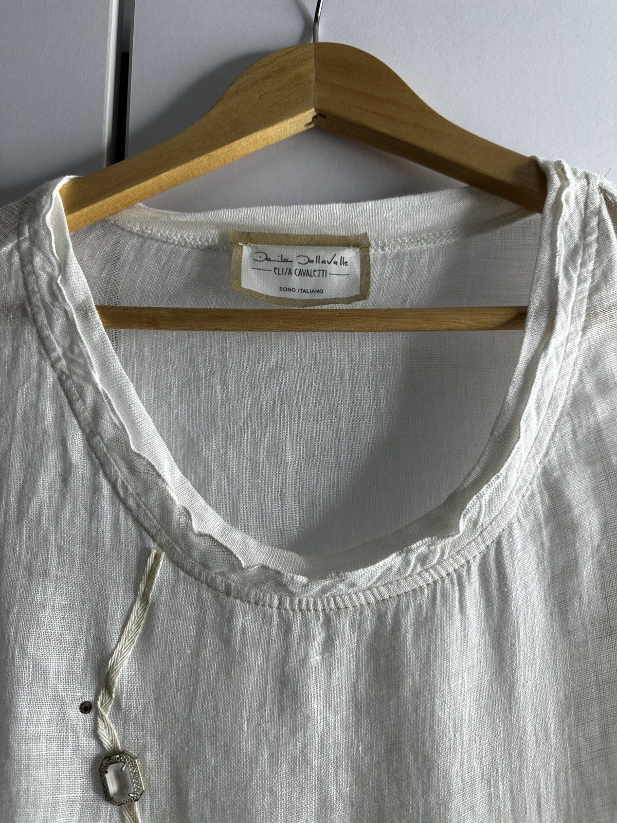 Handmade ELISA CAWALETTI handmade blouses Size S / US 4 / IT 40 - 4 Thumbnail