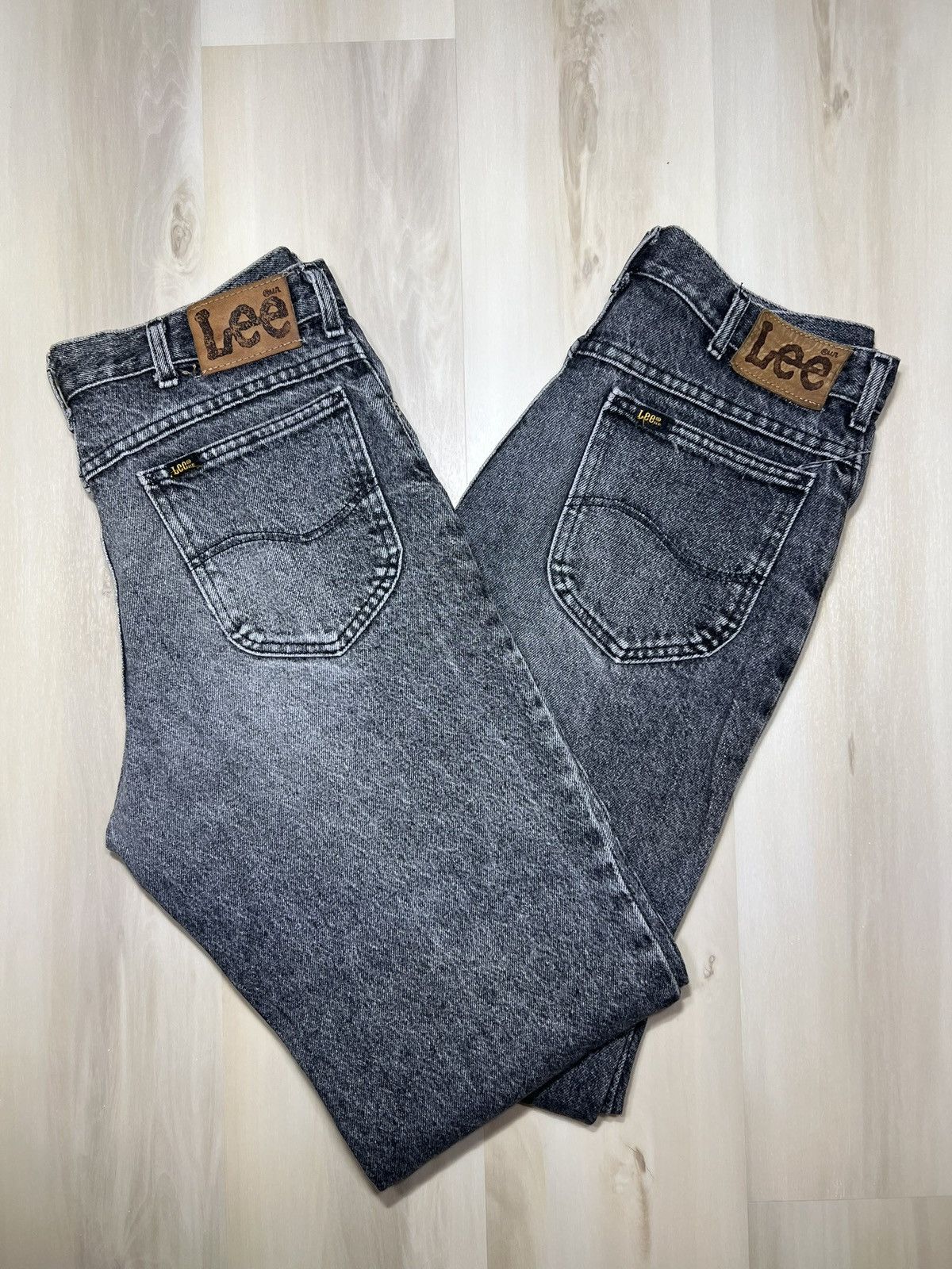 Lee Lot (2) 80-90s Lee Riders Faded Wash Denim 34x30 Union Tag Size US 34 / EU 50 - 1 Thumbnail