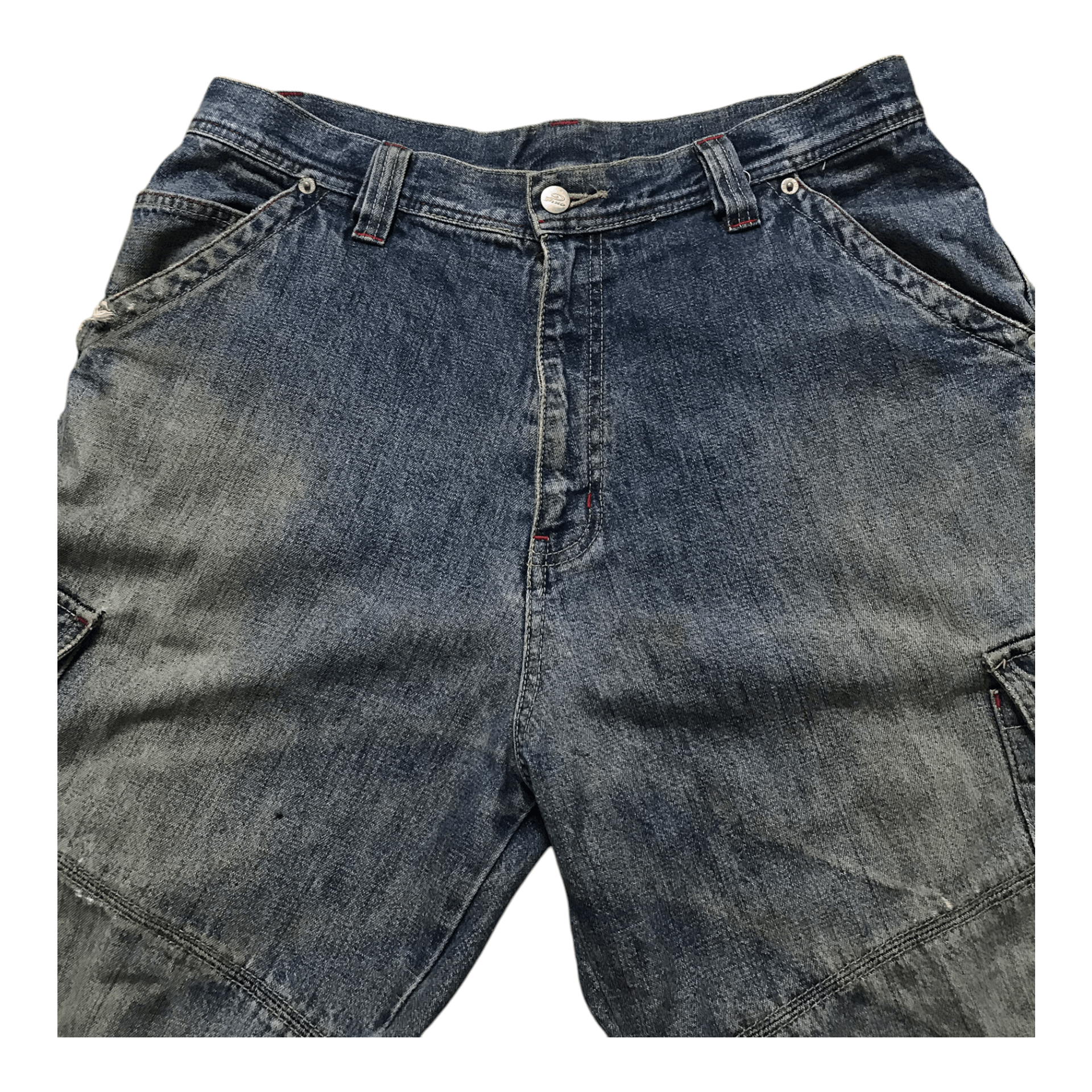 Hysteric Glamour × Japanese Brand Piko Denim Cargo Distress pant Size US 34 / EU 50 - 5 Thumbnail