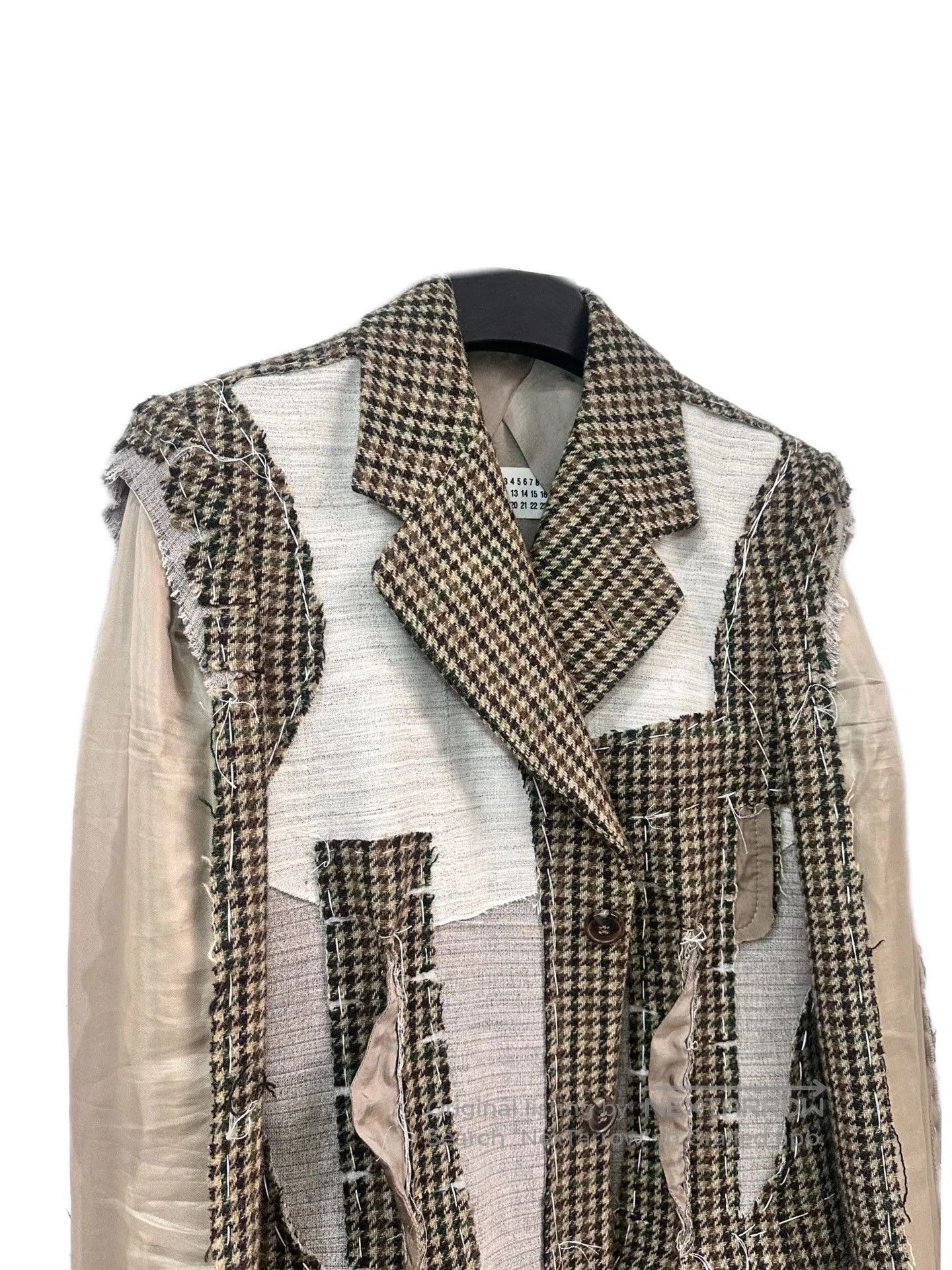 John Galliano Maison Margiela Patchwork Deconstructed Coat. Size US XXS / EU 40 - 3 Thumbnail