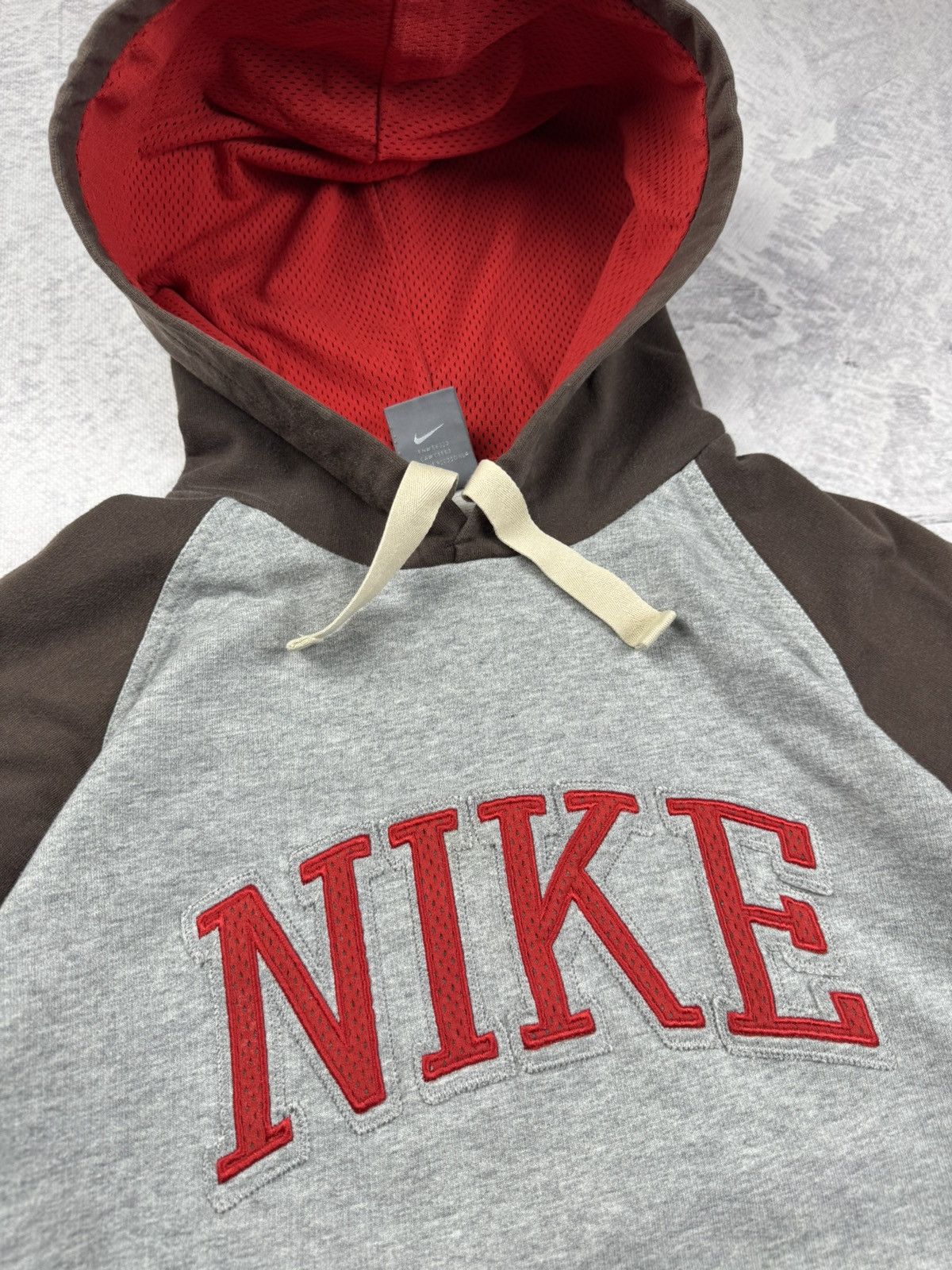 Nike × Vintage NIKE VINTAGE CENTER LOGO OVERSIZE BOXY HOODIE Size US L / EU 52-54 / 3 - 5 Thumbnail
