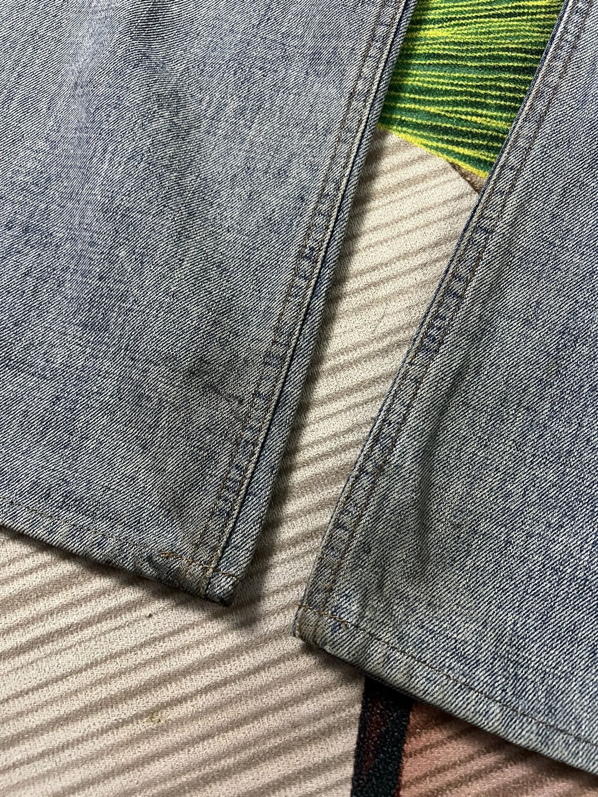 If Six Was Nine × Japanese Brand 💥FLARE💥VINTAGE 90’S BOBSON SINGLE R DISTRESSED JEANS Size US 29 - 4 Thumbnail