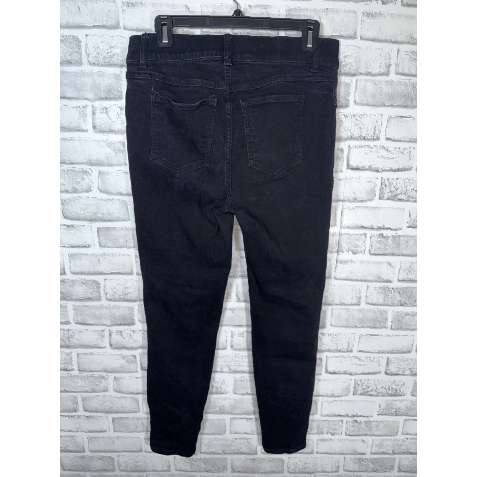 Spanx Spanx Skinny Black Stretchy Jeans Womens Regular Large Size 36" / US 14 / IT 50 - 7 Thumbnail