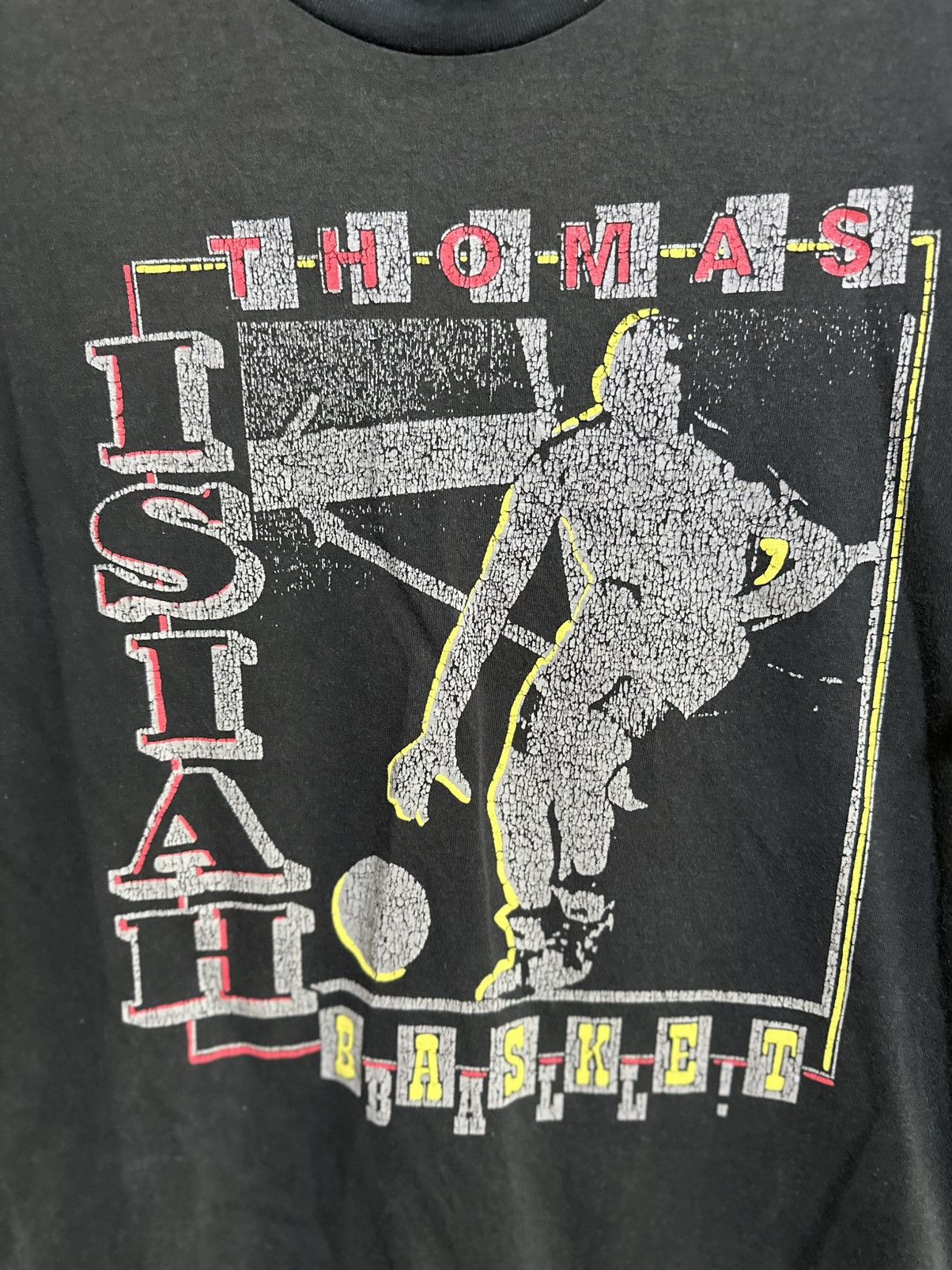 NBA Thrashed Vintage Isiah Thomas Faded Tee Size US L / EU 52-54 / 3 - 2 Thumbnail