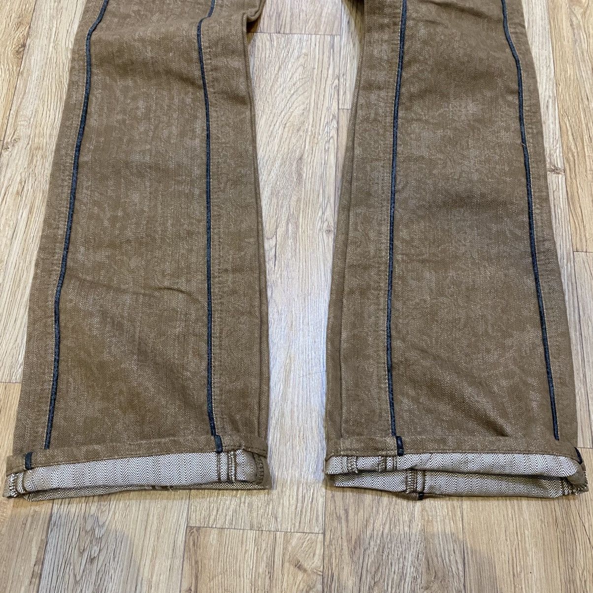 Tornado Mart 2000s NWT Semantic Design Flare Back Zip Pocket Denim Pants Size US 28 / EU 44 - 14 Thumbnail
