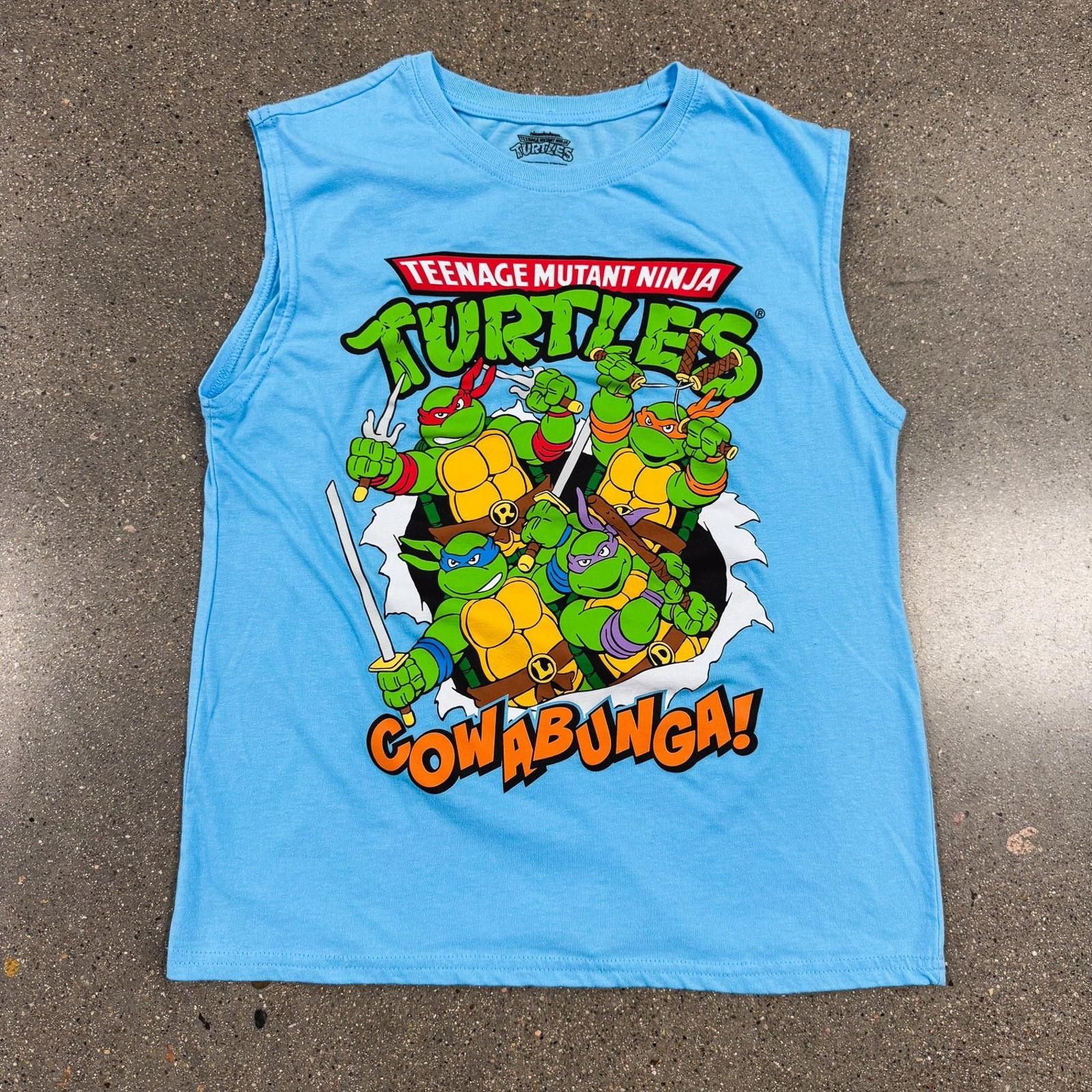 Nickelodeon Teenage Mutant Ninja Turtles Shirt Youth 14/16 Tank Top TMNT Size US XXS / EU 40 - 1 Thumbnail