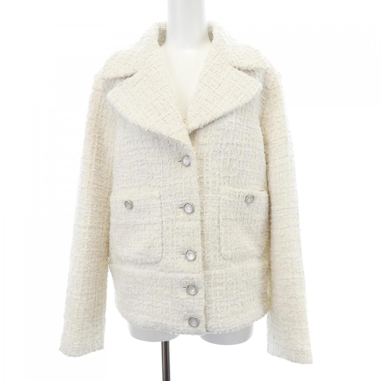 Chanel Chanel LOOK62 Unknown Material Jacket Textile Outerwear P72388V60560 DUTY FREE for USA