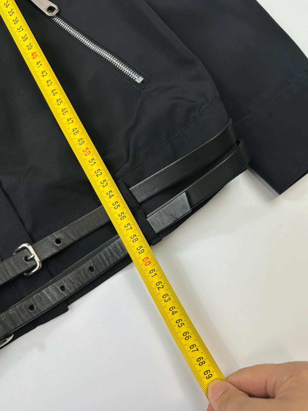 Jil Sander Jil Sander Early 00s Black Nylon Double Belted 7 Zip Jacket Size M / US 6-8 / IT 42-44 - 11 Thumbnail