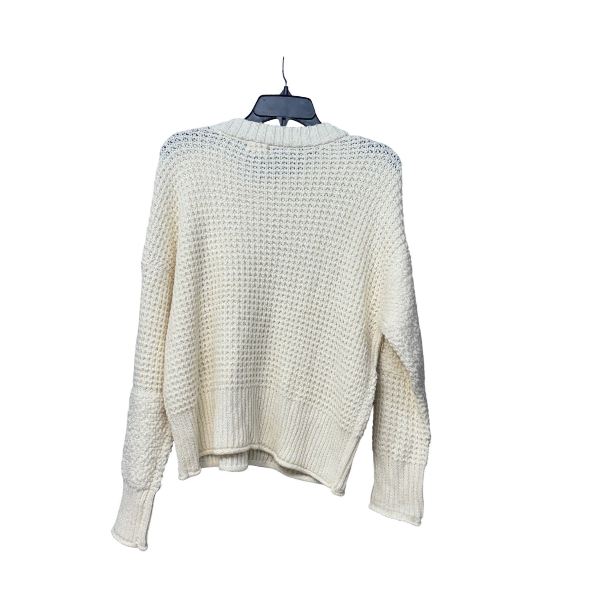 Other a.n.a Petite Women’s Textured Stitch Crew Neck Sweater, Ivor Size ONE SIZE - 9 Thumbnail