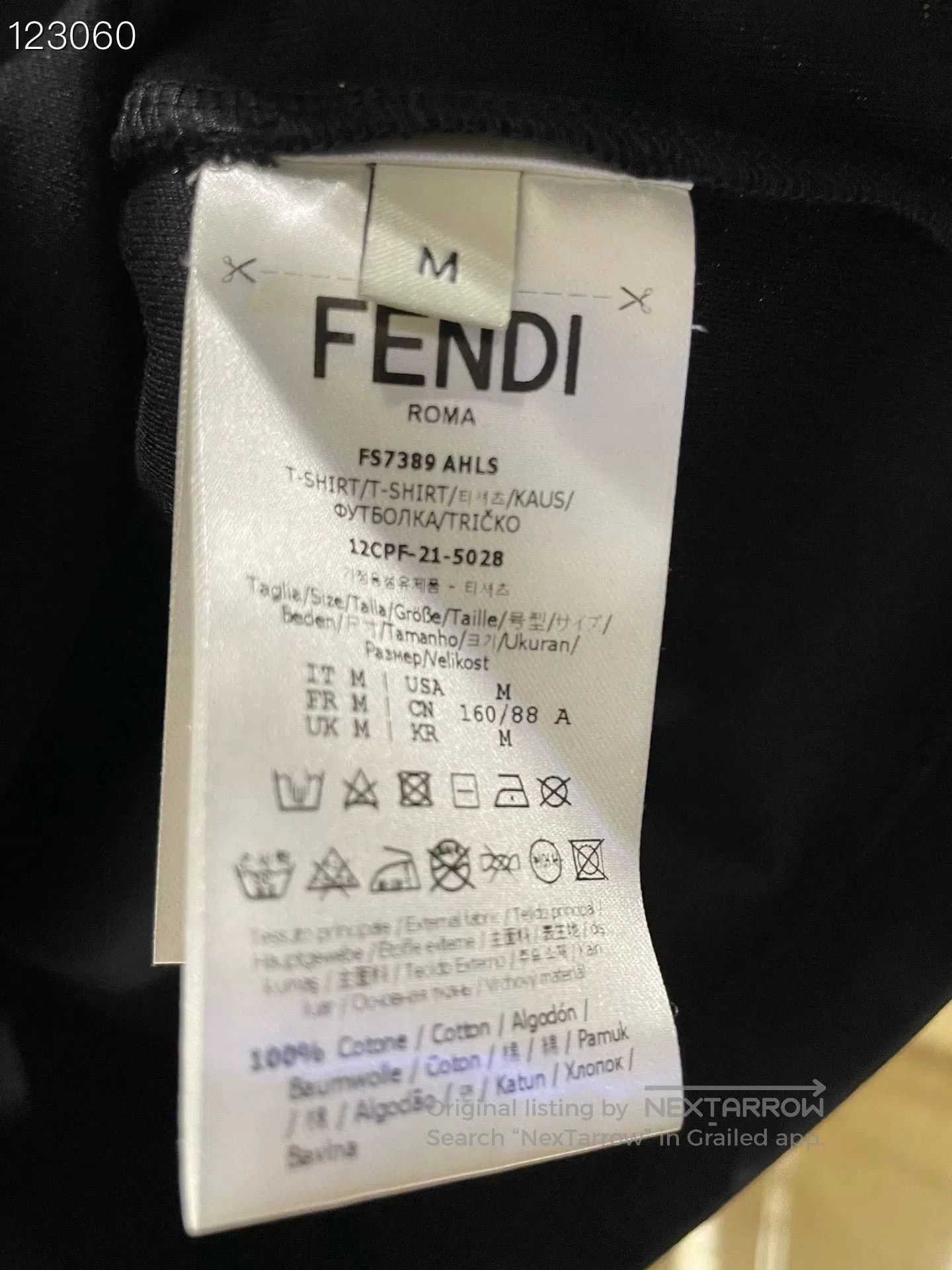Fendi FENDI Embossed Logo T. Size M / US 6-8 / IT 42-44 - 4 Thumbnail