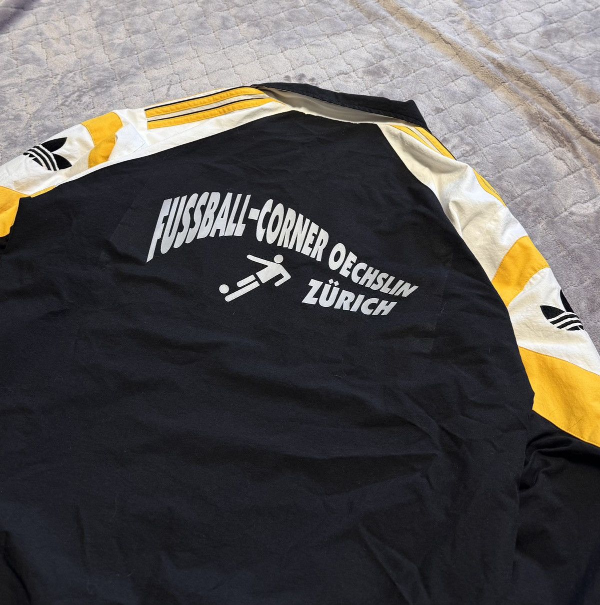 Adidas × Vintage Vintage 1990s Adidas Tracking Jacket Size US L / EU 52-54 / 3 - 14 Thumbnail