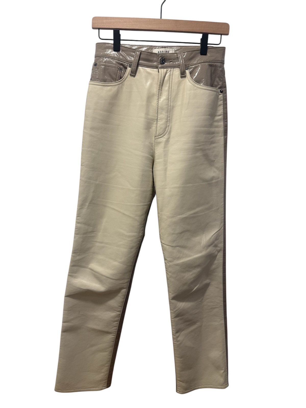 Agolde Agolde leather pants Size 25" / US 0 / IT 36 - 3 Thumbnail