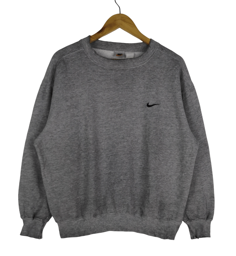 Nike Vintage 90s Nike Sweatshirt Embroidery Crew Neck Size US L / EU 52-54 / 3 - 1 Thumbnail