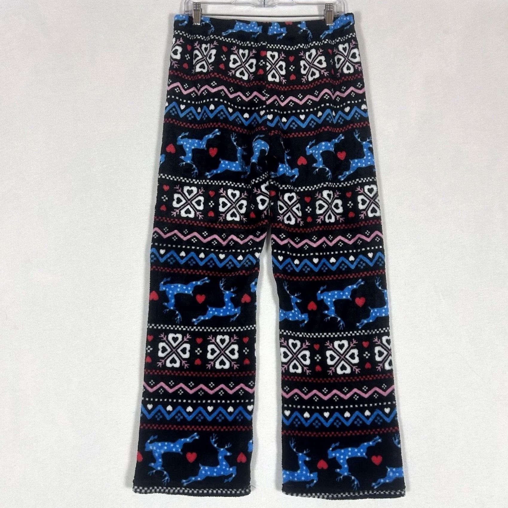 Vintage Very Important Pajamas Pajama Pants Womens Large Candy Canes & Hearts Christmas NWT Black Size 36" / US 14 / IT 50 - 5 Thumbnail