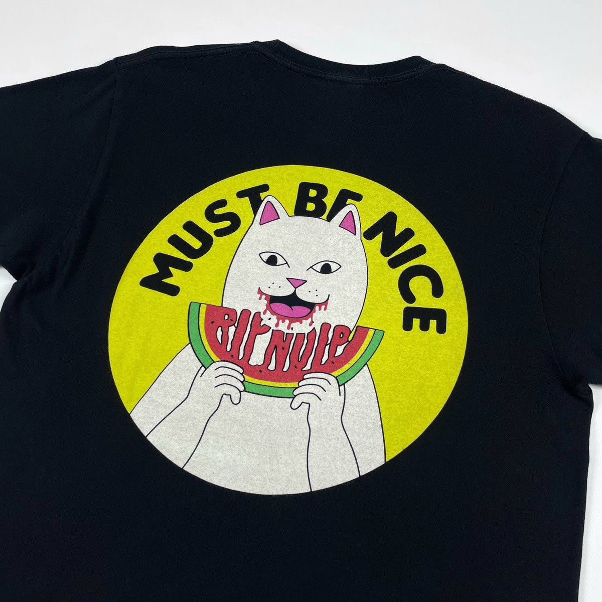 RIPNDIP RIPNDIP Cat graphic big logo T-shirt Size US M / EU 48-50 / 2 - 11 Thumbnail