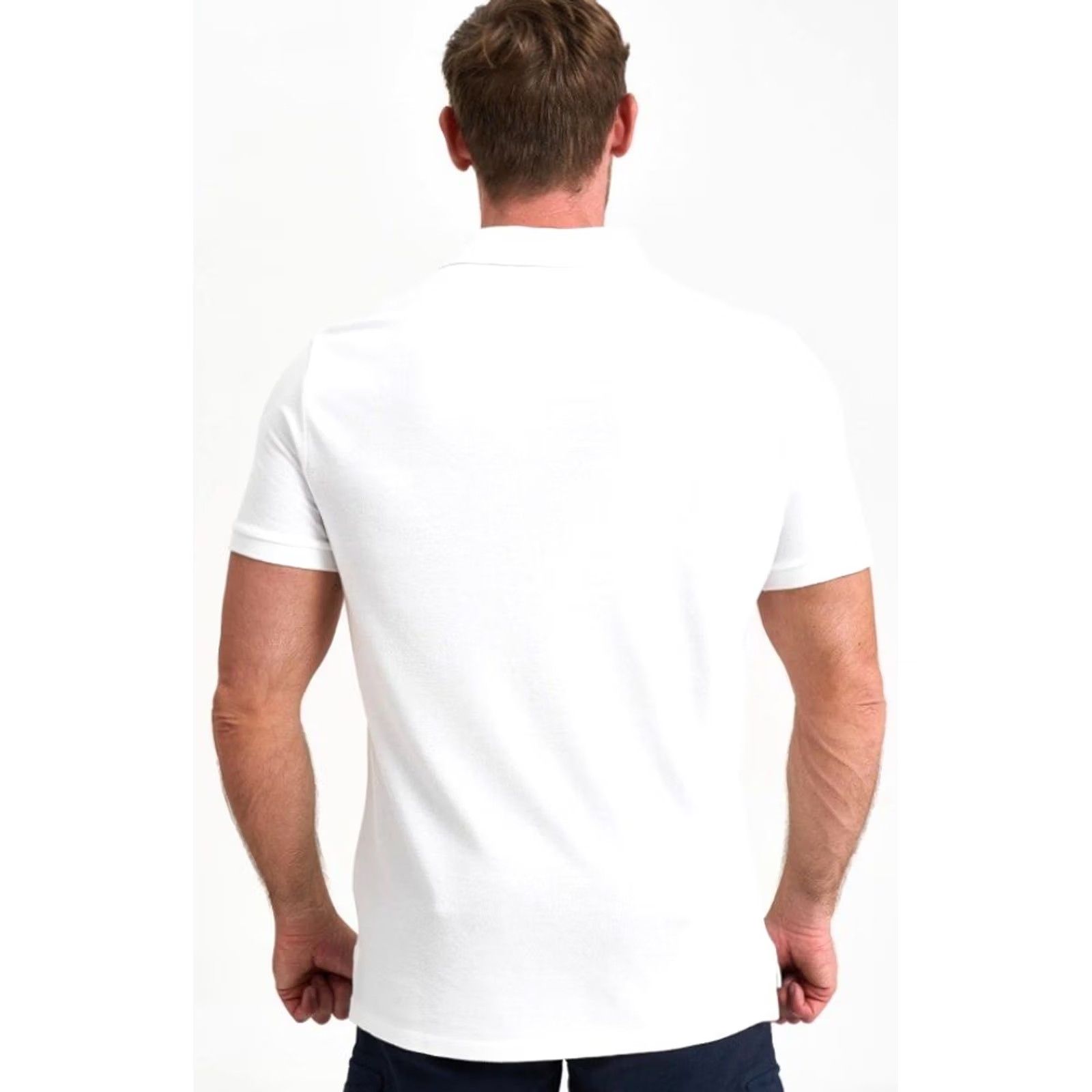 Ralph Lauren VINTAGE Polo Ralph Lauren Classic Fit Polo Shirt Mens White L Rare Chief Keef Retro Hype Size US L / EU 52-54 / 3 - 3 Thumbnail
