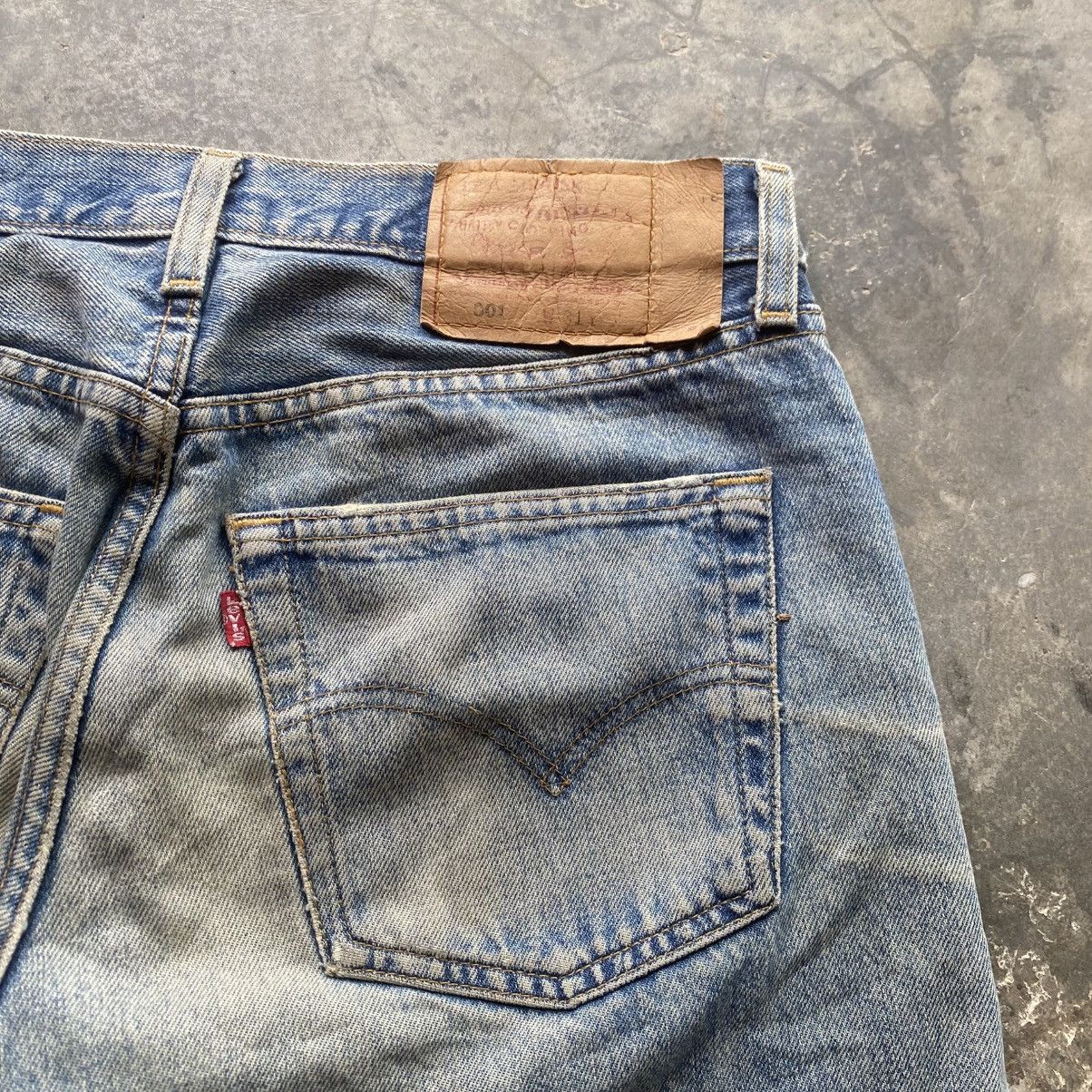 Levi's Vintage Clothing Distressed 501 Levis Denim Short Size US 30 / EU 46 - 13 Thumbnail