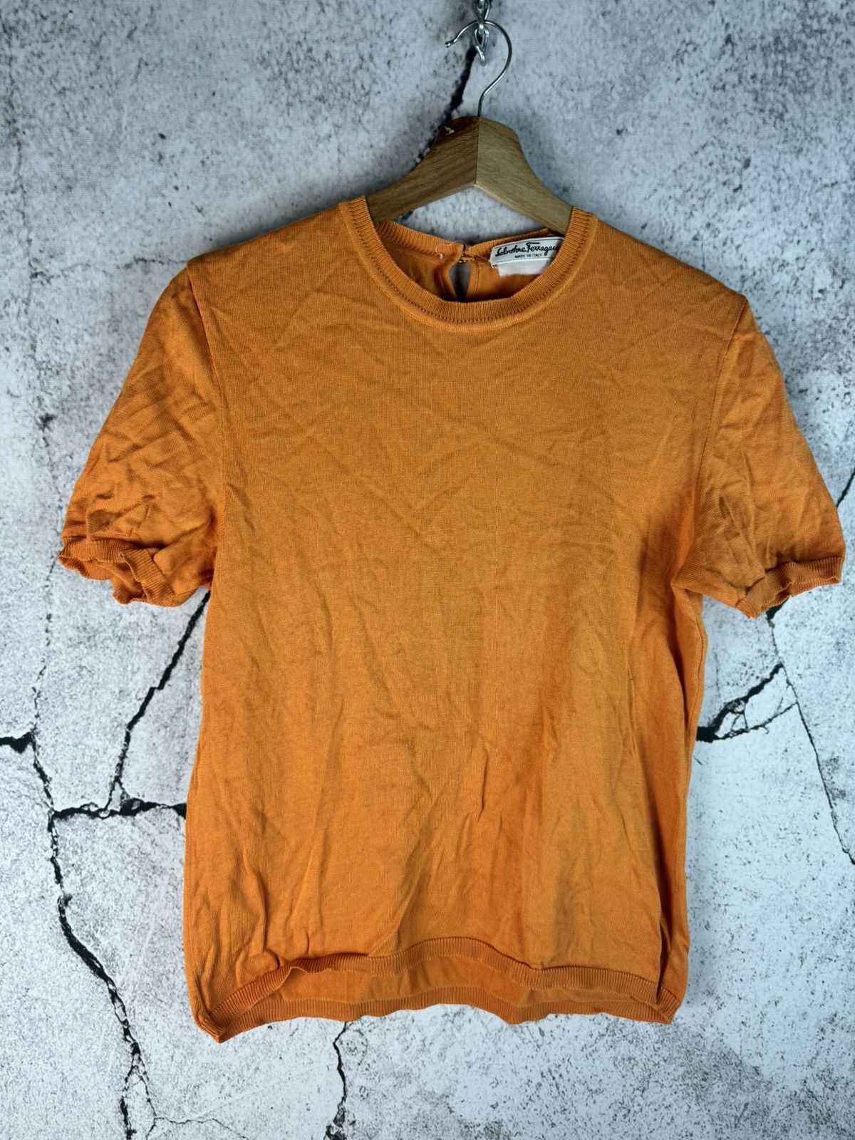 Designer × Salvatore Ferragamo Salvatore Ferragamo Italian Designer Sweater tshirt Size L / US 10 / IT 46 - 1 Thumbnail