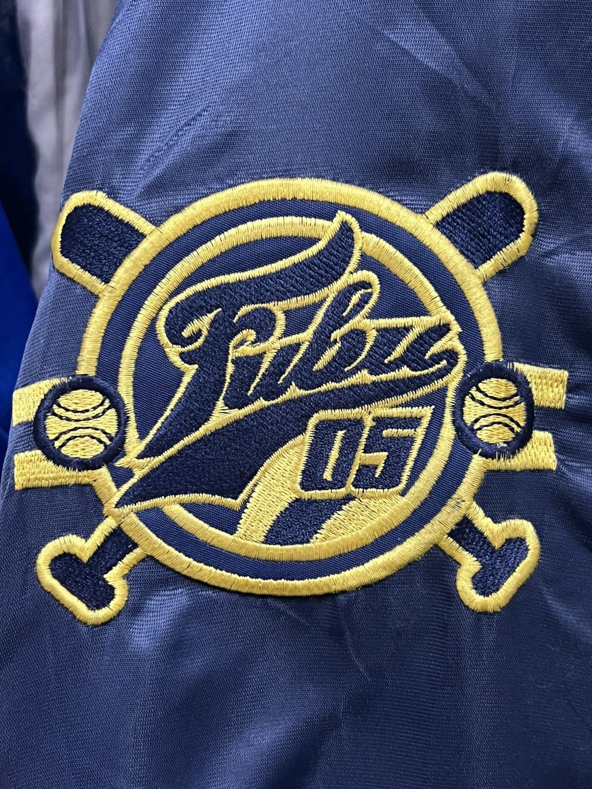 Fubu FUBU VARSITY JACKET NAVY YELLOW Size US XXL / EU 58 / 5 - 5 Thumbnail