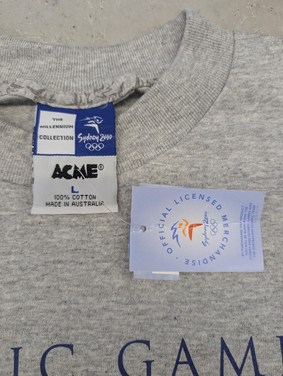 Acne Studios Vintage Y2K 2000 Sydney Australia Olympics Games T-shirt NWT Size US L / EU 52-54 / 3 - 3 Thumbnail