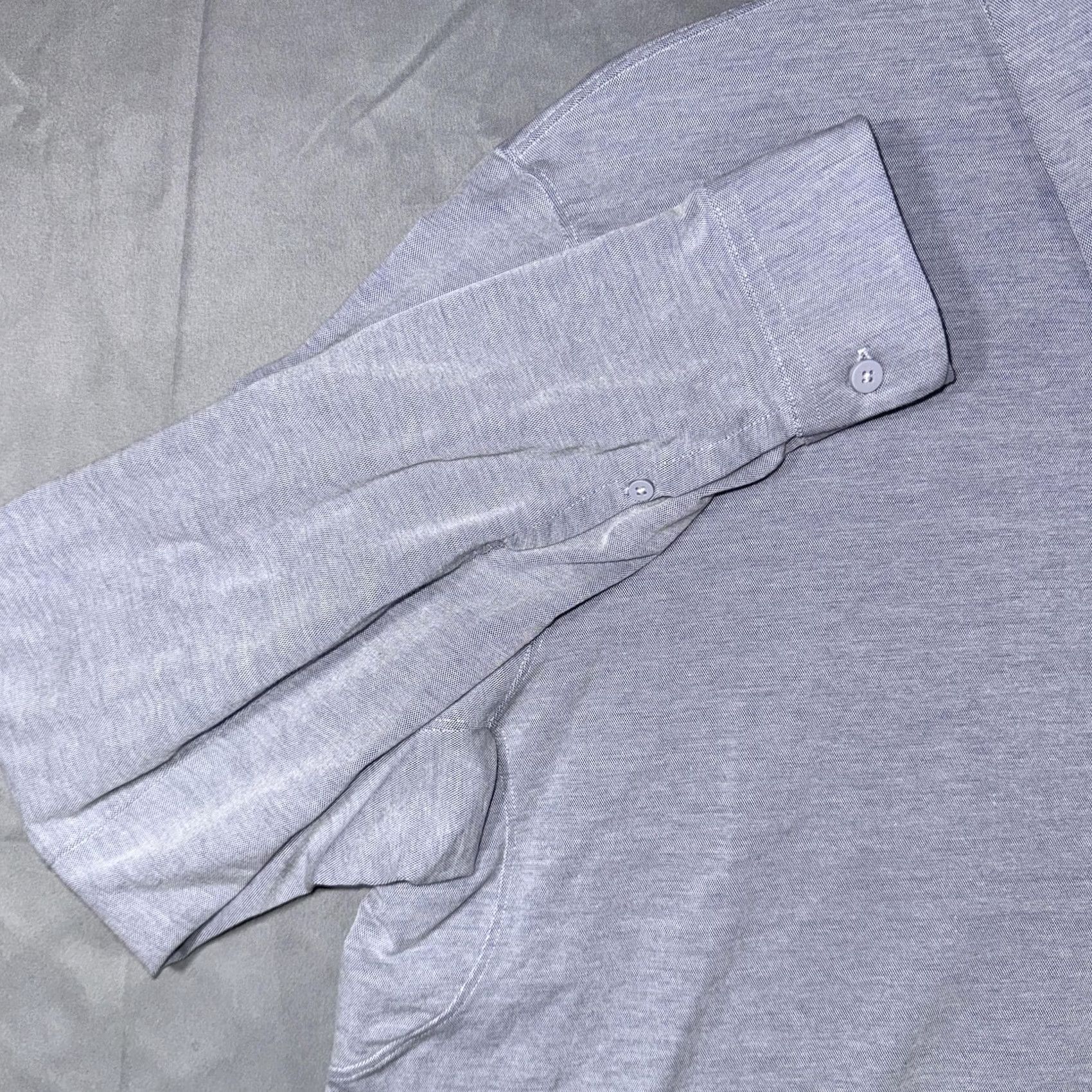 Lululemon Lululemon Athletica Shirt Mens 2XL Gray Jersey Knit Button Front Long Sleeve Size US XXL / EU 58 / 5 - 6 Thumbnail