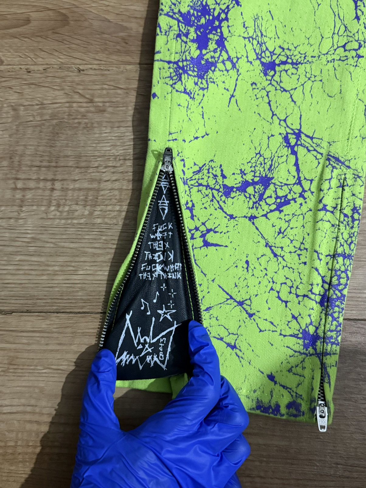 Marc Jacques Burton Marc Jacques Burton “Neon Splatter” Slim-Fit Jeans Size US 29 - 3 Thumbnail