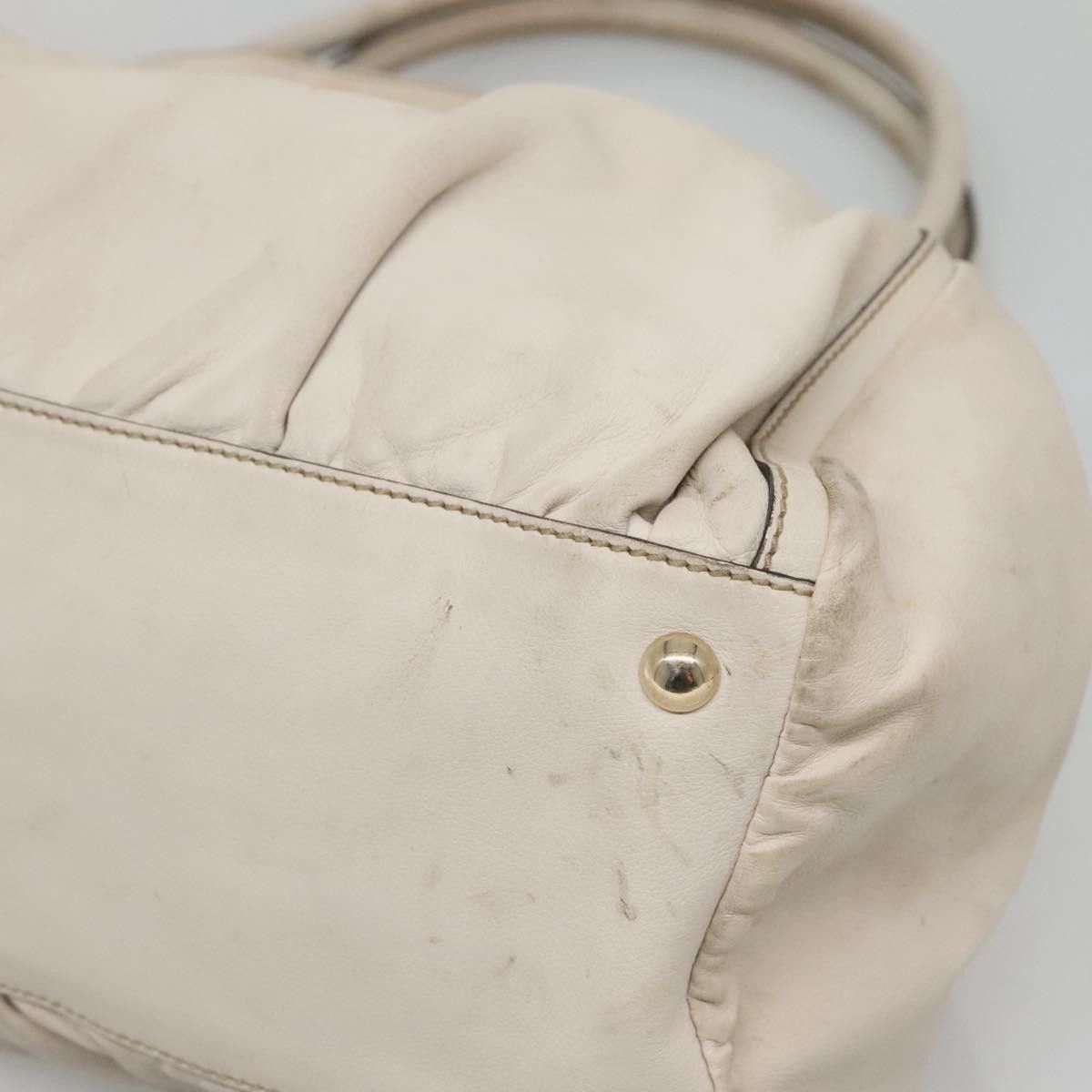 Gucci GUCCI Tote Bag Leather Ivory Gold Size ONE SIZE - 10 Thumbnail