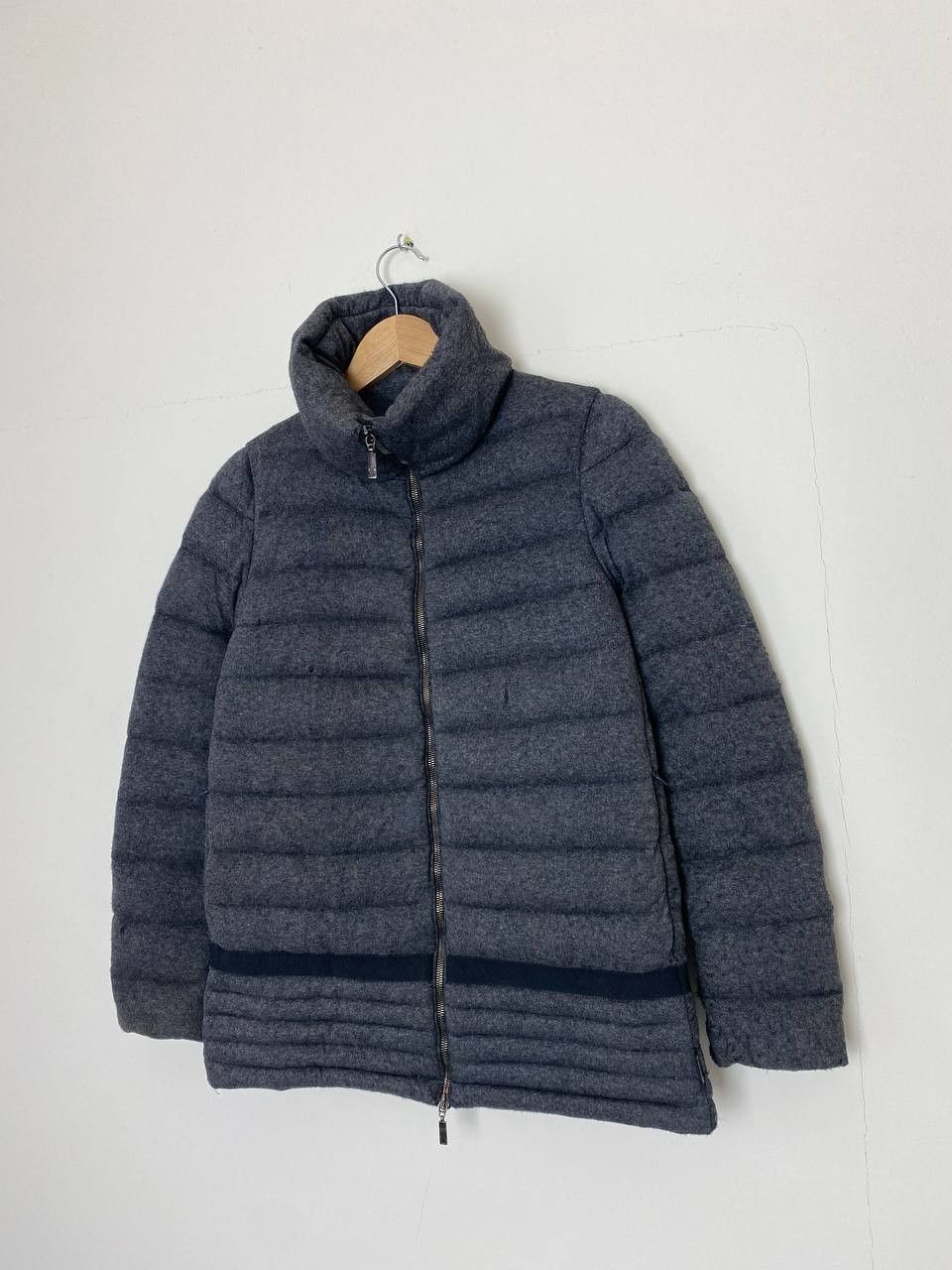 Moncler Moncler Leucate Giubbotto Puffer Angora Jacket Size US XS / EU 42 / 0 - 4 Thumbnail