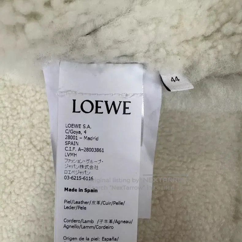 Loewe LOEWE Shearling Leather Biker Jacket . Size US S / EU 44-46 / 1 - 4 Thumbnail