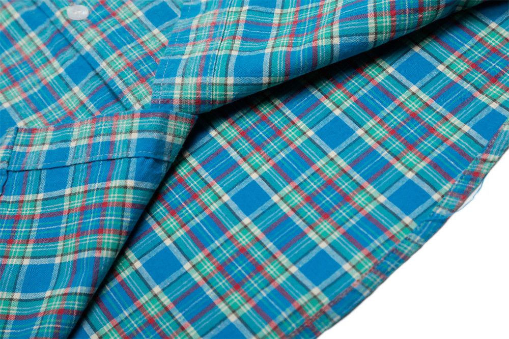 Japanese Brand × Vintage Men's Japanese loose casual plaid long-sleeved shirt Size US M / EU 48-50 / 2 - 5 Thumbnail