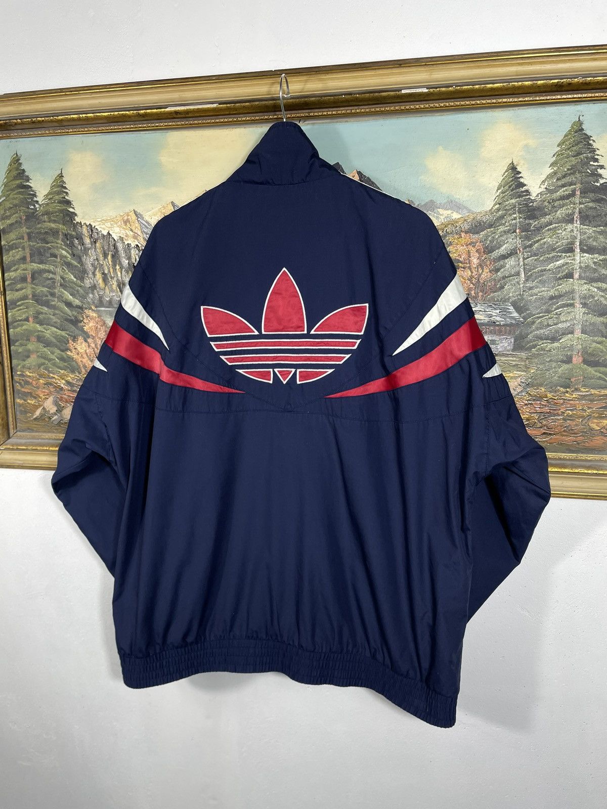 Adidas × Vintage Adidas Vintage 90s Baggy Oversize Light Jacket Windbreaker Size US XL / EU 56 / 4 - 6 Thumbnail