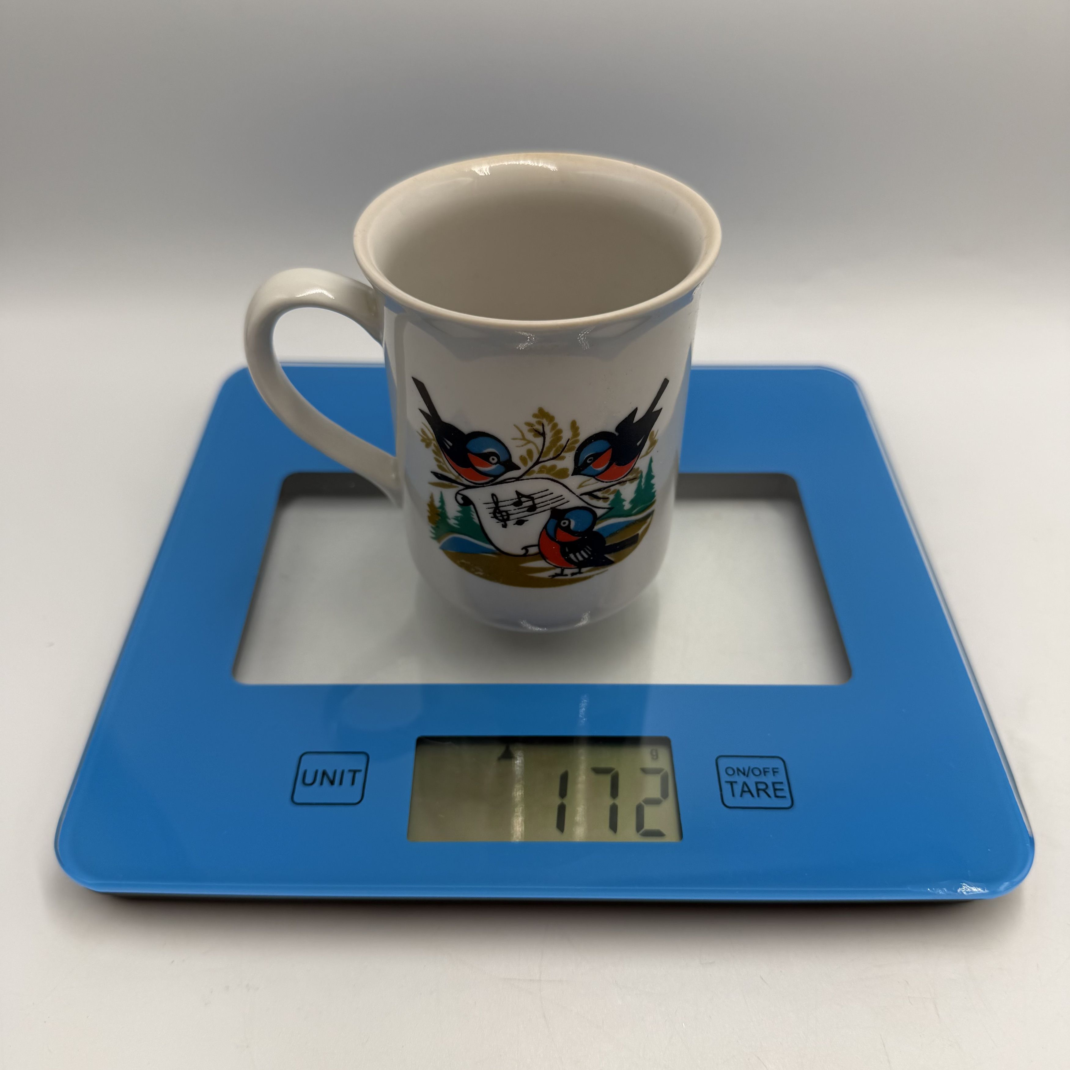 Vintage Vintage USSR Porcelain Mug Kyiv EKHZ 250ml Bird Music Design Size ONE SIZE - 9 Thumbnail