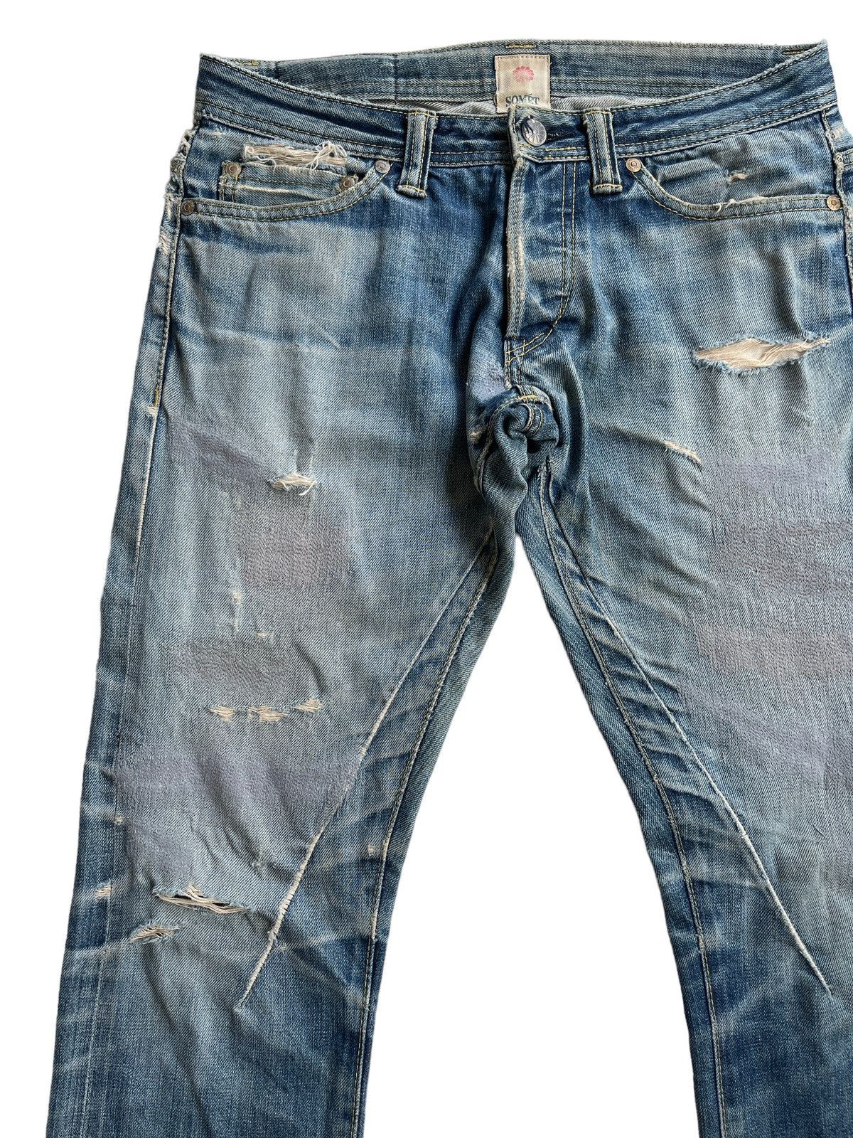 SOMET Somet Distressed Denim Japan Size US 28 / EU 44 - 8 Thumbnail