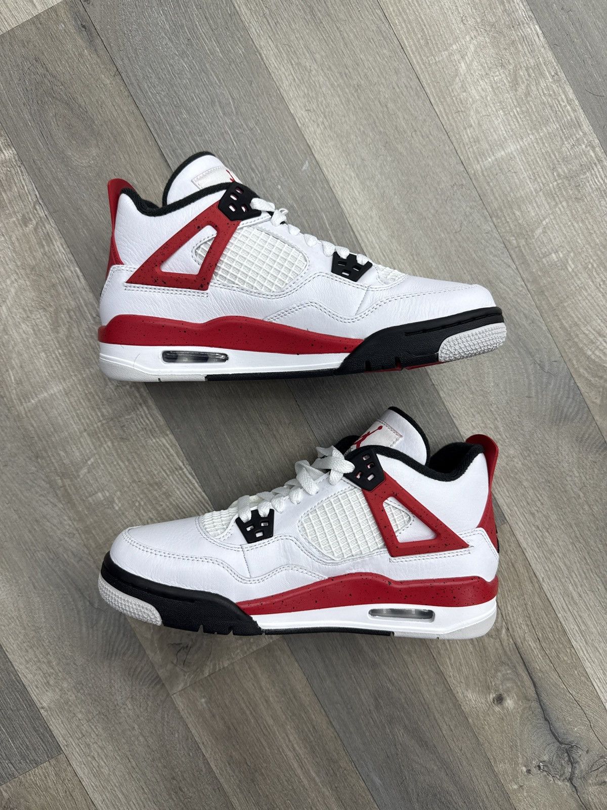 Jordan Brand Jordan 4 Retro Red Cement (GS) Size US 6 / EU 39 - 2 Thumbnail