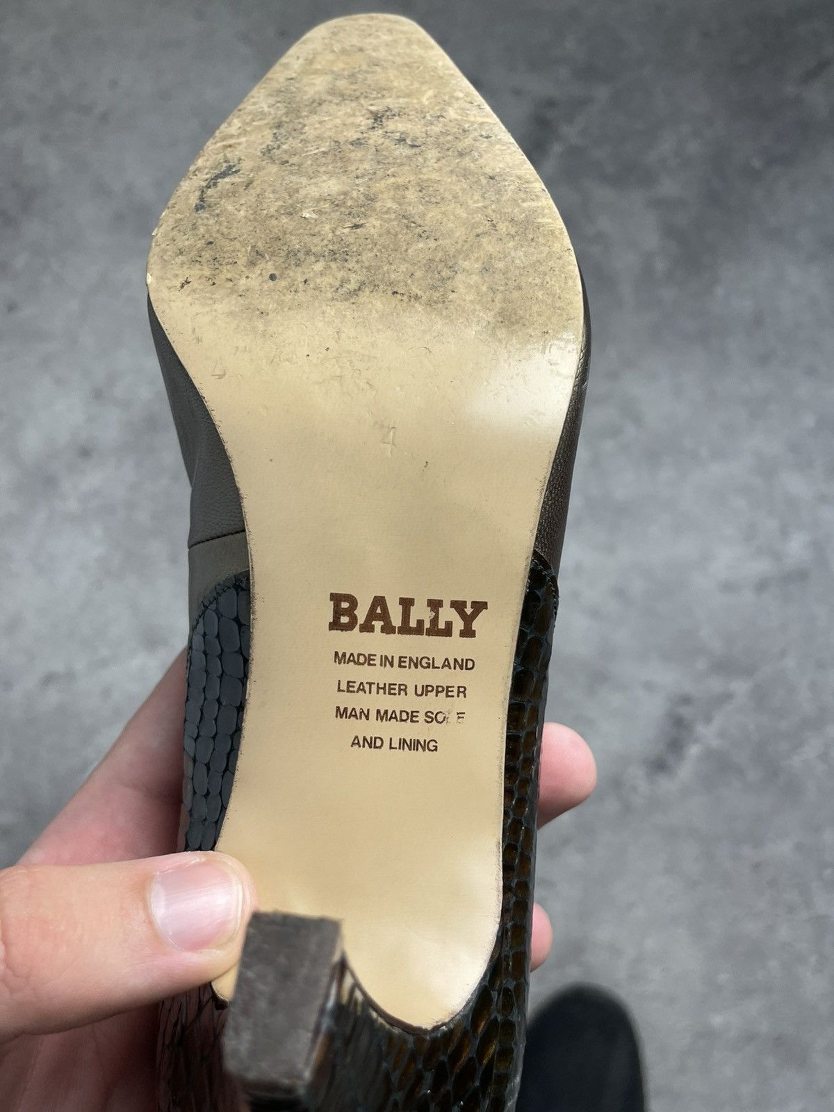 Bally Vintage bally leather slingback shoes Size US 5 / IT 35 - 5 Thumbnail