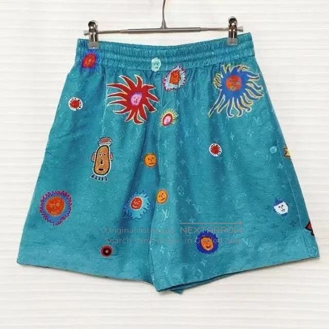 Louis Vuitton LOUIS VUITTON x Yayoi Kusama SS23 Face Print Shorts. Size 33" - 1 Thumbnail