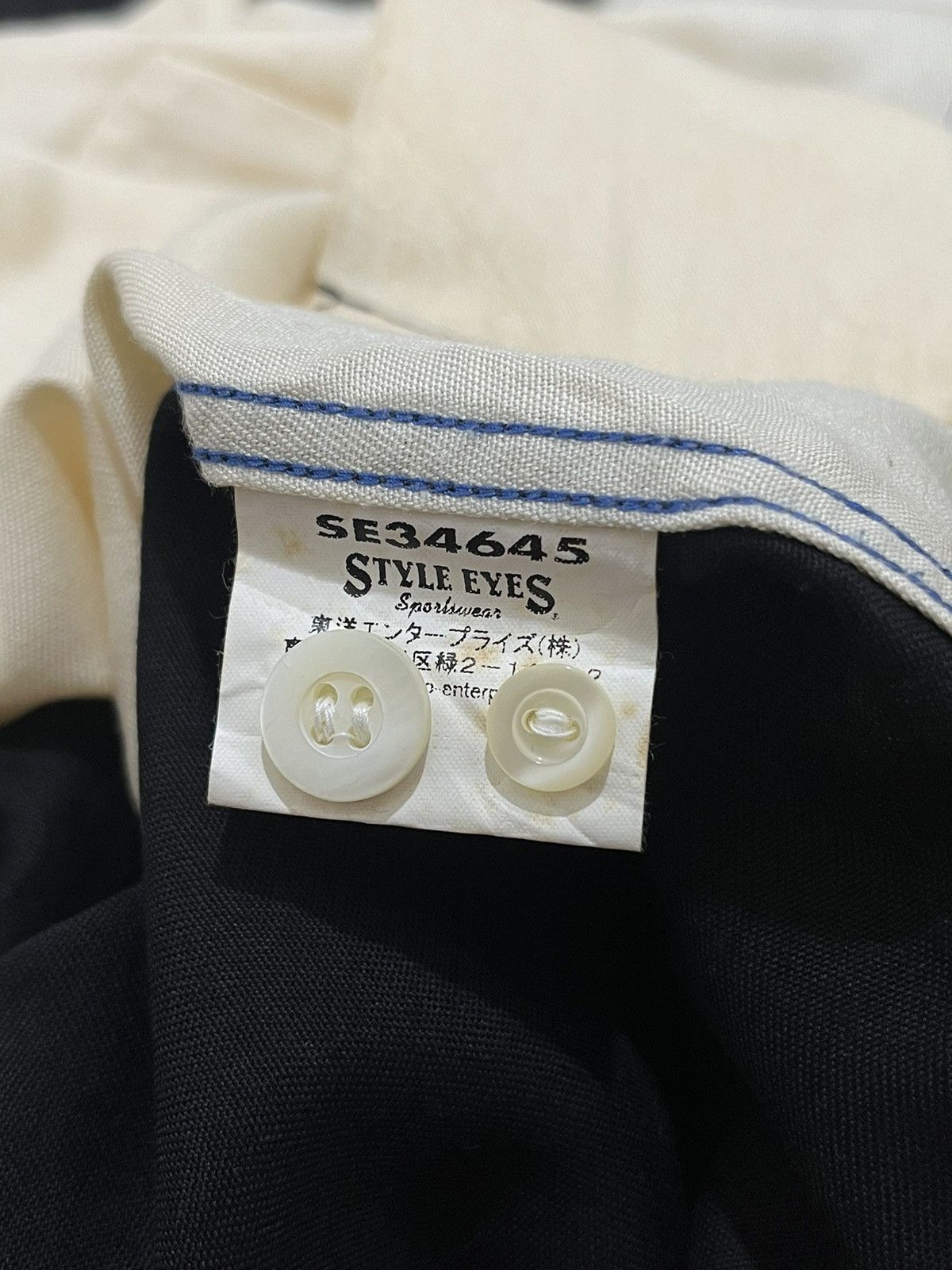Toyo Enterprises Style eyes & co sportswear rayon bowling shirt two tone Size US M / EU 48-50 / 2 - 12 Thumbnail