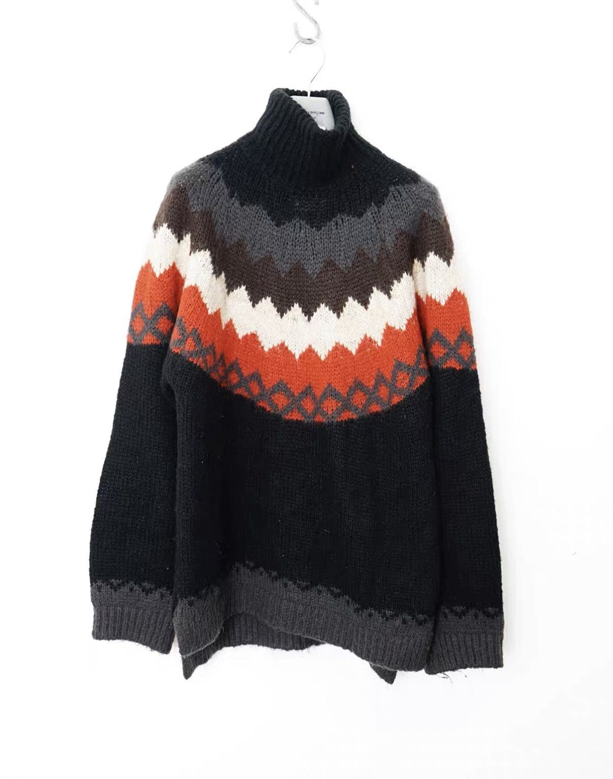 FACTOTUM Factotum Fair Isle High Neck Sweater Size US S / EU 44-46 / 1 - 1 Thumbnail