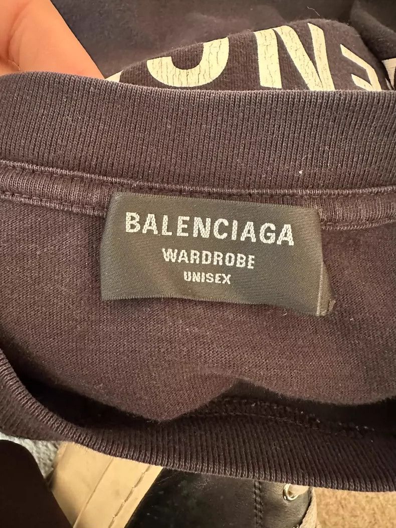 Balenciaga Balenciaga Back Big Logo Short Sleeve Size US XS / EU 42 / 0 - 2 Thumbnail