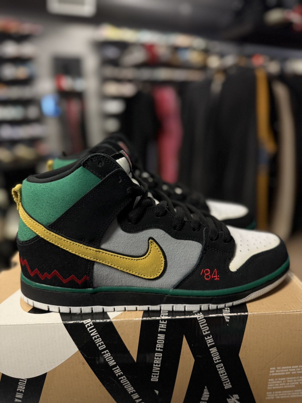 mcrad size nike sb dunk high mcrad Size 11 Nike SB Dunk High Pro Premium Mcrad 554673-001