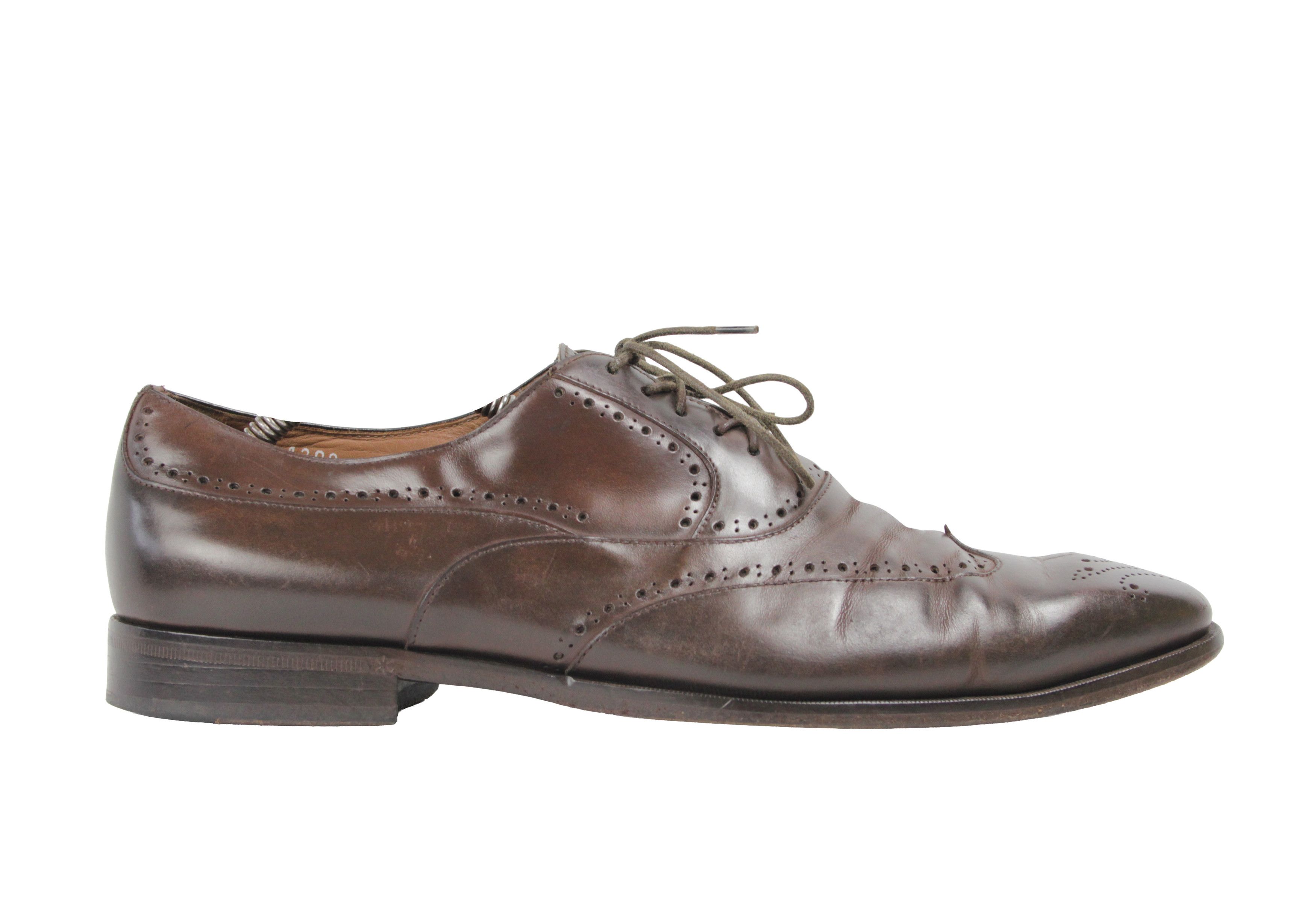 Doucal's Perforated Brogue Oxford Shoes Size US 10 / EU 43 - 1 Thumbnail