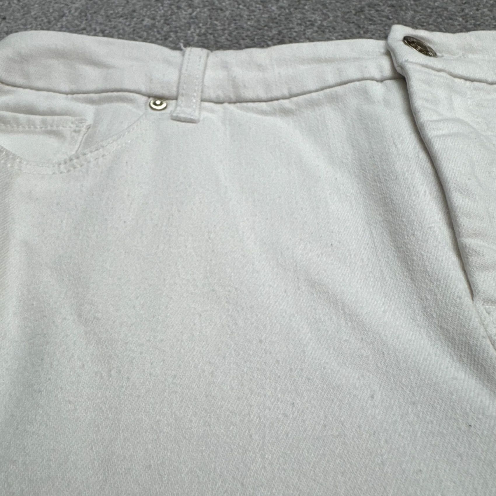 Vintage Chico's So Slimming Girlfriend Slim Leg Ankle Jeans Women 6 White 30x28 Denim Slimming 5-Pocket Style Jeans Womens Size 28" / US 6 / IT 42 - 7 Thumbnail