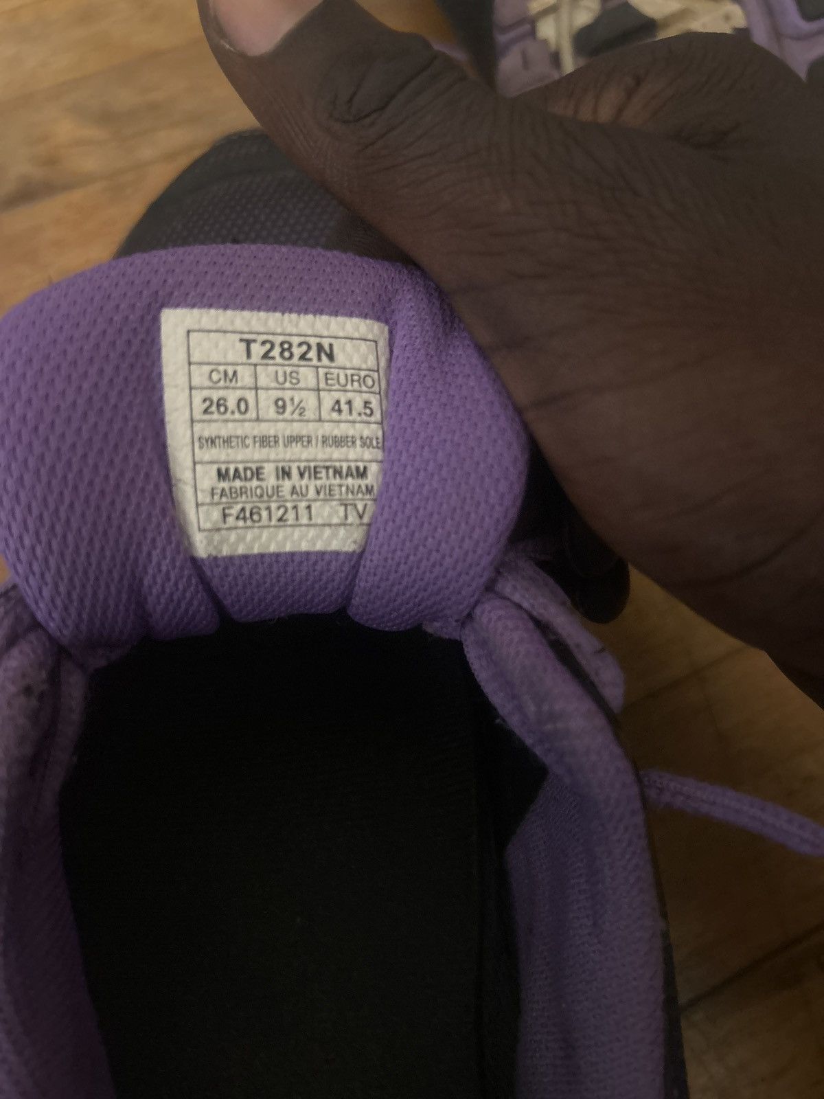 Asics Women’s Purple and Black Asics Size US 7 / IT 37 - 6 Thumbnail