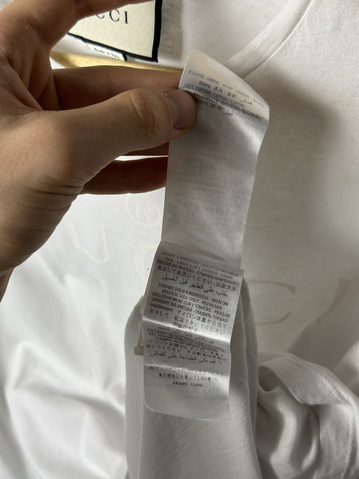 Gucci Gucci Thin Big Logo Tee Size US M / EU 48-50 / 2 - 6 Thumbnail